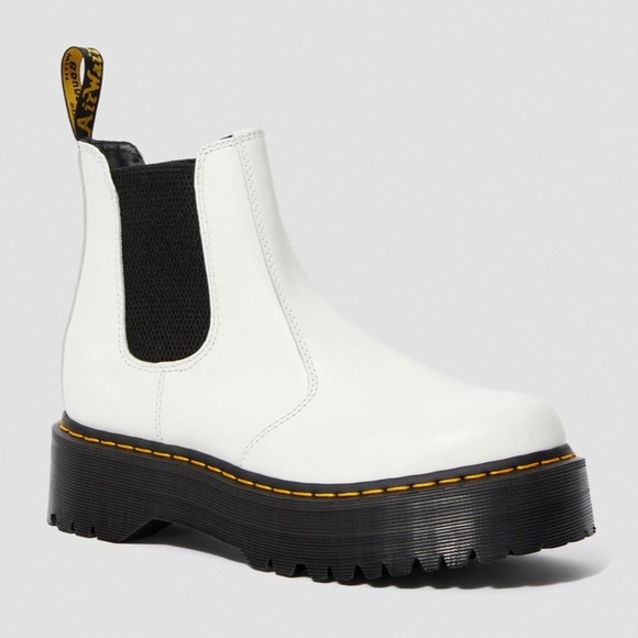 Doc Martens Leather Platform Chelsea Boot - Picture 2 of 8